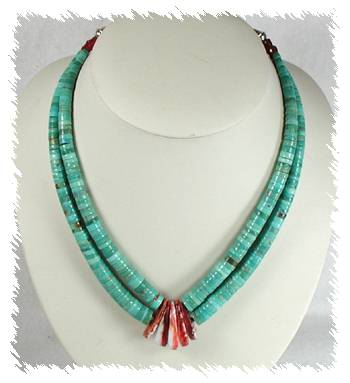 Santo Domingo Turquoise Jacla  Necklace