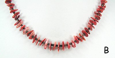 Santo Domingo Spiny Oyster Heishi Necklace