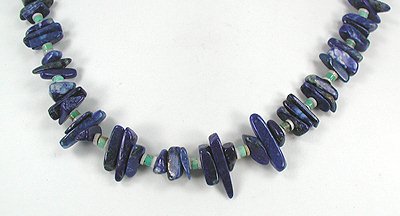 Navajo Lapis Lazuli Nugget Rope Necklace