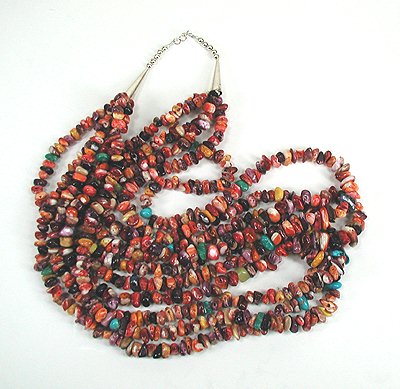 Navajo Spiny Oyster Corn  Necklace
