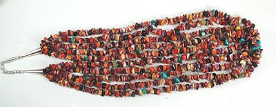 Navajo Spiny Oyster Corn  Necklace