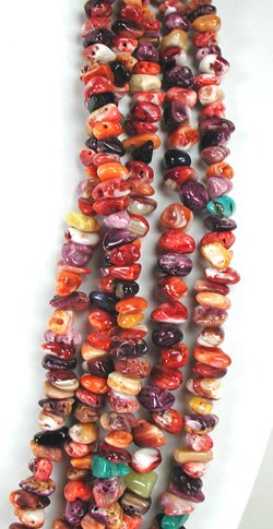 Navajo Spiny Oyster Corn  Necklace