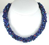 Navajo Lapis Lazuli Rope Necklace