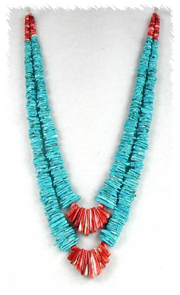 Santo Domingo Heishi  Necklace