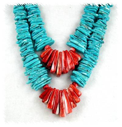 Santo Domingo Heishi  Necklace