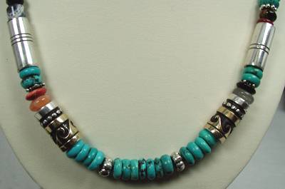 Navajo Nugget  Necklace