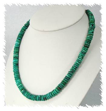 Navajo Turquoise Heishi Necklace