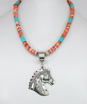 Lily Yazzie Navajo stone bead Necklace