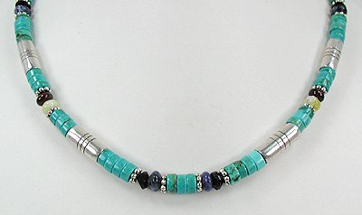 Tommy Singer Navajo stone bead Necklace