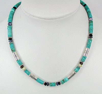 Tommy Singer Navajo stone bead Necklace