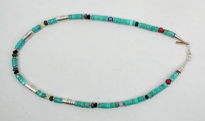 Tommy Singer Navajo stone bead Necklace
