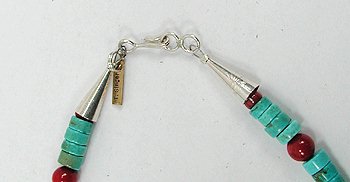 Tommy Singer Navajo stone bead Necklace