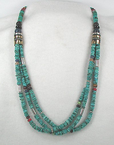 Tommy Singer Navajo stone bead Necklace