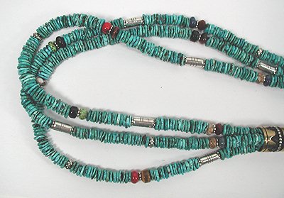 Tommy Singer Navajo stone bead Necklace