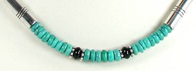 Tommy Singer Navajo gemstone  necklace