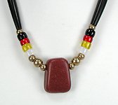 Oglala Lakota pipestone necklace