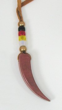 Native American Indian pipestone necklace pendant