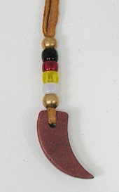 Native American Indian pipestone necklace pendant