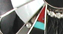 Zuni God's Eye bolo tie