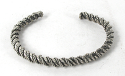 Sterling Silver Twist Bracelet 6 1/4 inch excellent condition