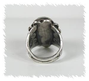 Hand made Native American Indian Jewelry; Navajo Sterling Silver Turquoise  Ring
