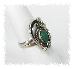 Navajo Sterling Silver Turquoise  Ring