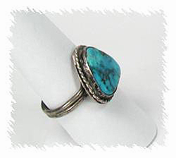Navajo Sterling Silver Turquoise  Ring