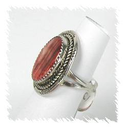 Navajo Sterling Silver Spiny Oyster Ring