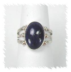 Navajo Sterling Silver Lapis  Ring