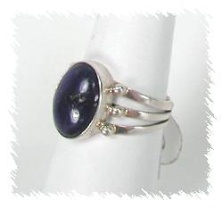 Navajo Sterling Silver Lapis  Ring
