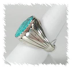 Navajo Sterling Silver Turquoise  Ring