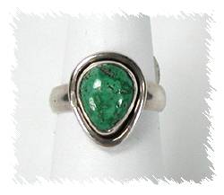 Navajo Sterling Silver Turquoise Ring