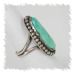 Navajo Sterling Silver Turquoise Ring