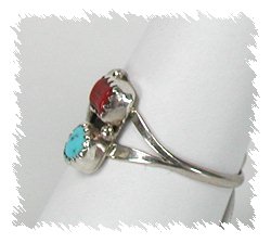 Navajo Sterling Silver Turquoise Ring