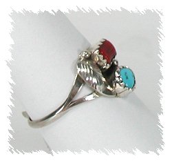 Navajo Sterling Silver Turquoise Ring