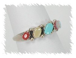 Navajo Sterling Silver Turquoise Ring