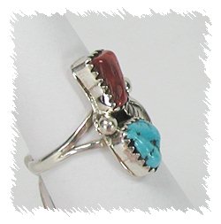 Navajo Sterling Silver Turquoise Ring