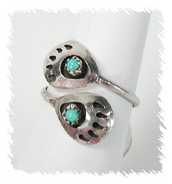 Navajo Sterling Silver Turquoise Ring