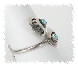 Navajo Sterling Silver Turquoise Ring