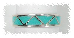 Navajo Sterling Silver Turquoise Ring