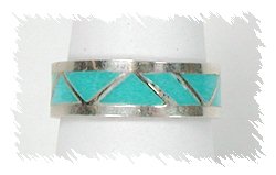 Navajo Sterling Silver Turquoise Ring
