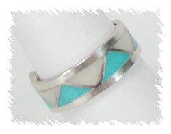 Navajo Sterling Silver Turquoise Ring
