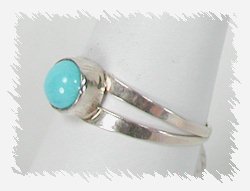 Navajo Sterling Silver Turquoise Ring
