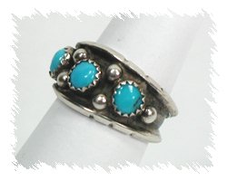 Navajo Sterling Silver TurquoiseRing