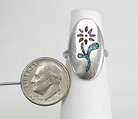 Navajo Sterling Silver Turquoise Ring