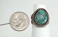 Navajo Sterling Silver Turquoise Ring