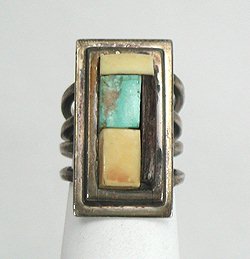 Navajo Sterling Silver Turquoise Ring