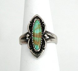 Navajo Sterling Silver Turquoise Ring