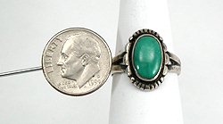 Navajo Sterling Silver Turquoise Ring