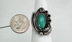 Navajo Sterling Silver Turquoise Ring